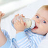 Baby drinking milk